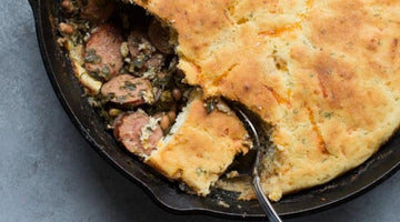 Pane Di Mais Ripieno Di Salsicce E Verdure