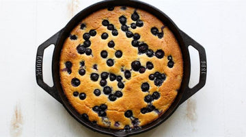 Torta Con Mirtilli E Ricotta In Padella