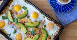 Μεξικάνικο Πρωινό Huevos Rancheros Στο Ταψί