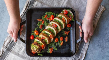 Rotolo Di Maiale Con Pomodori E Pesto