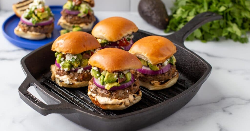 Cast Iron Chorizo & Beef Sliders – Lodge Cast Iron