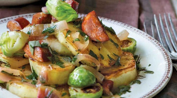 Salsiccia Andouille Con Mele E Patate