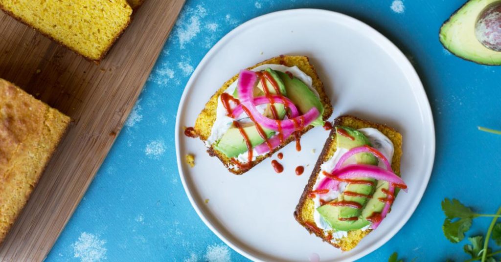 Cornbread Avocado Toast – Lodge Cast Iron