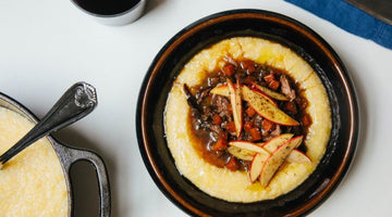 Cosciotto Di Agnello Con Brezza Di Carote Cotte