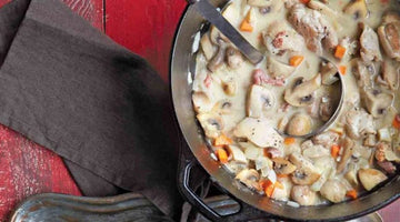 Chicken & Mushroom Stew With Wild Rice