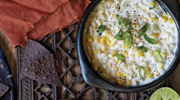 Salsa di panna acida e mais