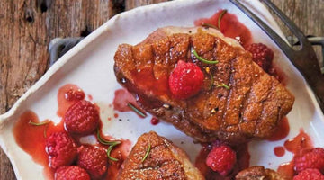 Pan-seared Duck Breasts with Raspberries