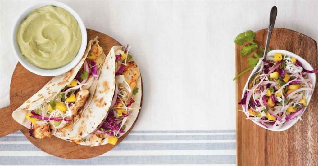 Fish Tacos With Mango Slaw And Avocado – Lodge Cast Iron