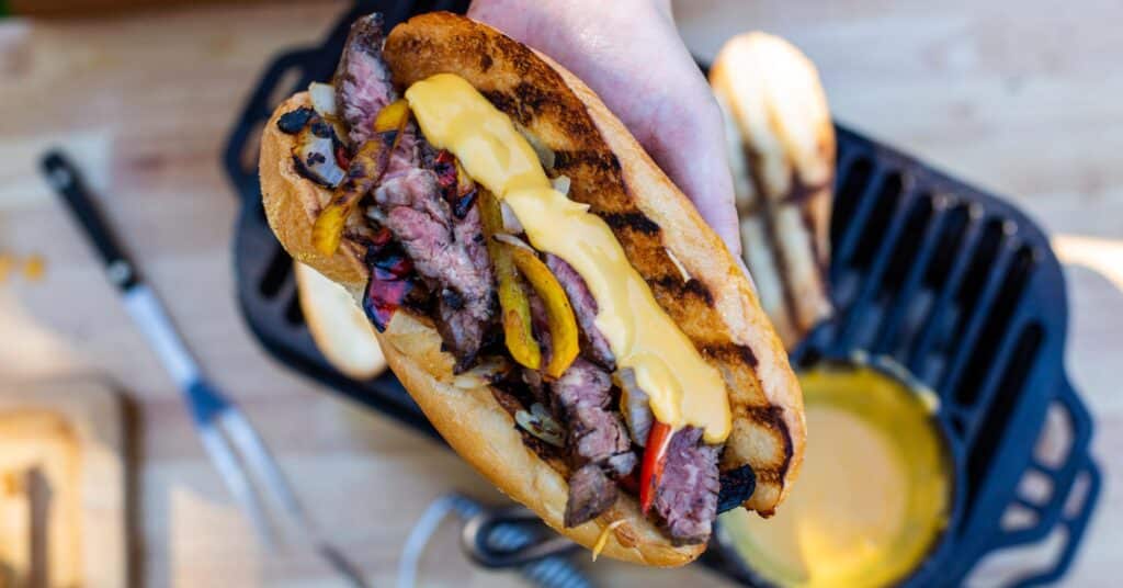 Chargrilled Cheesesteaks – Lodge Cast Iron