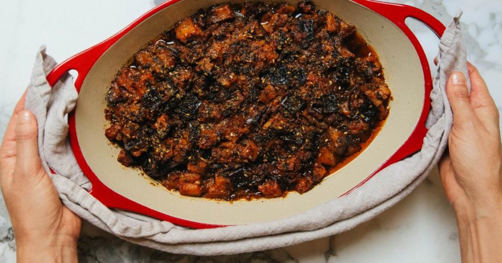 Honey Baked Eggplant
&ndash; Lodge Cast Iron
