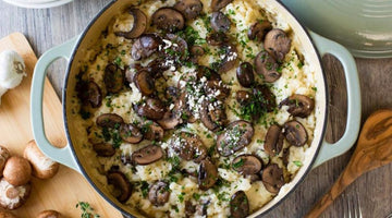 Risotto Con Funghi E Vino Bianco