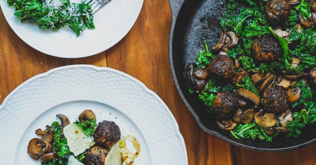 Pork Meatballs With Kale – Lodge Cast Iron