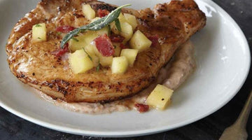 Braciole Di Maiale Con Mele E Salsa Di Castagne