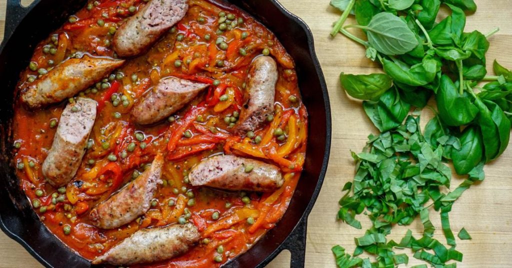 Sausage & Peppers – Lodge Cast Iron