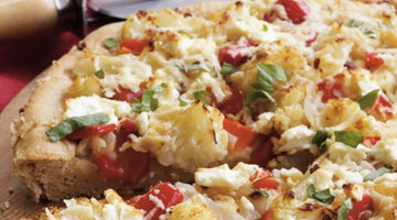 Skillet Cauliflower-Feta Pizza