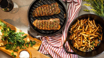 Bistecche Con Le Patate Fritte