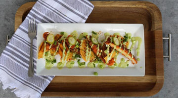 Pollo piccante con cialde di mais