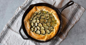Galette Με Κολοκυθάκια & Φρέσκα Κρεμμυδάκια