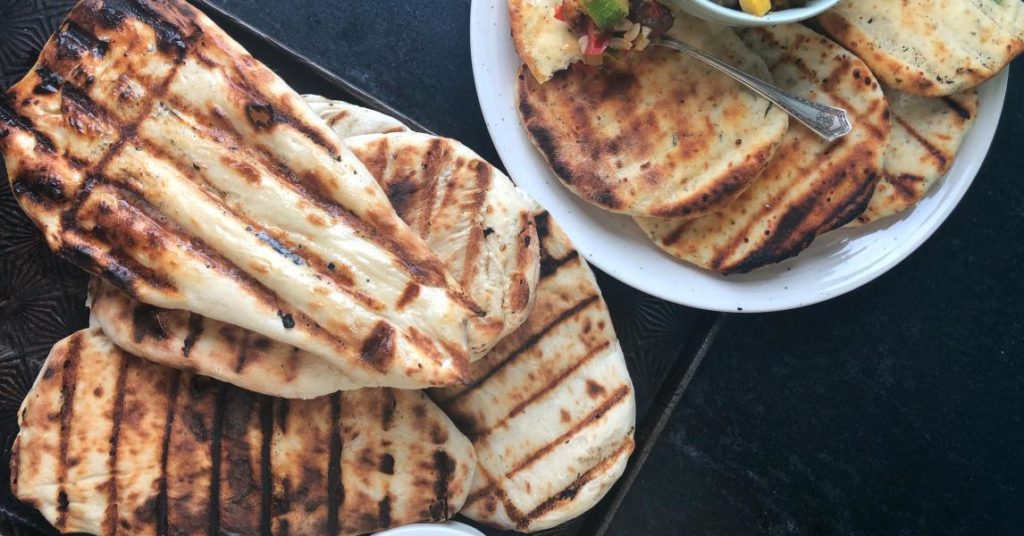Grilled Naan
&ndash; Lodge Cast Iron