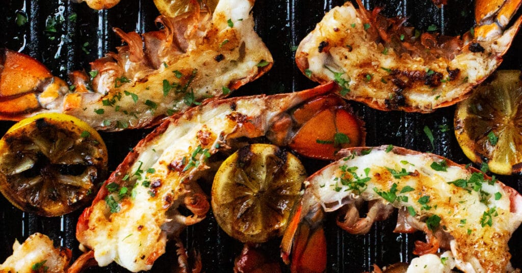 Grilled Lobster Tails With Lemon Garlic Butter – Lodge Cast Iron