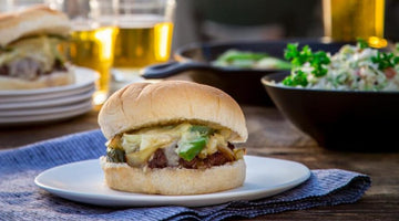 Hamburger Philly Cheesesteak