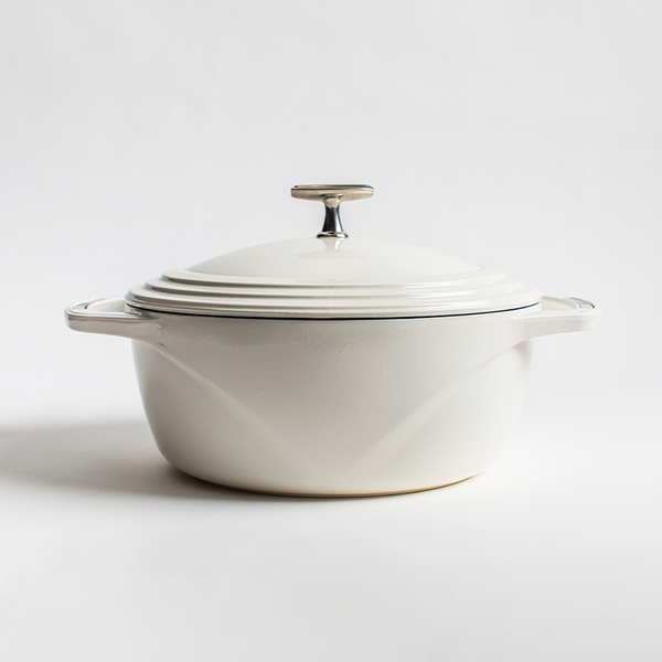 USA Enamel™ 5.68Lt Enameled Cast Iron Dutch Oven, Cloud Nine