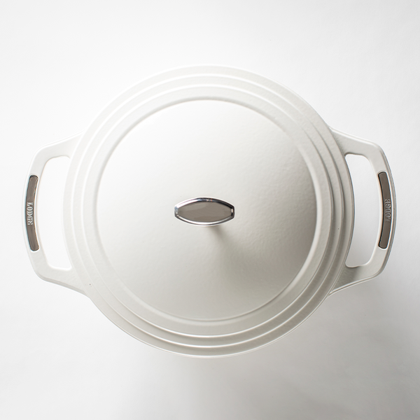 USA Enamel™ 7Lt Enameled Cast Iron Dutch Oven, Cloud Nine