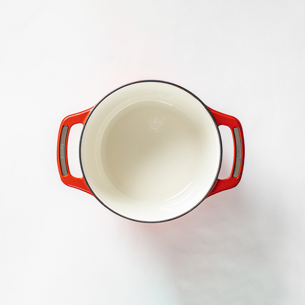 USA Enamel™ 4.2Lt Μαντεμένια Κατσαρόλα-Γάστρα Με Εμαγιέ Πορσελάνινη Επίστρωση, Cherry On Top