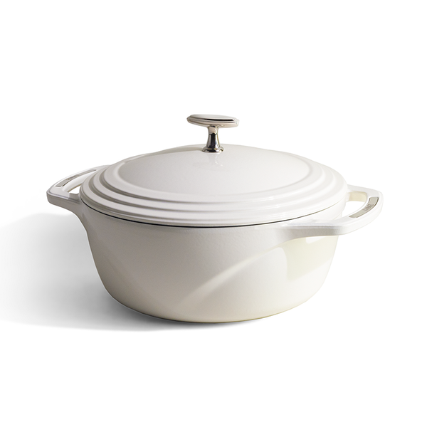 USA Enamel™ 5.68Lt Enameled Cast Iron Dutch Oven, Cloud Nine