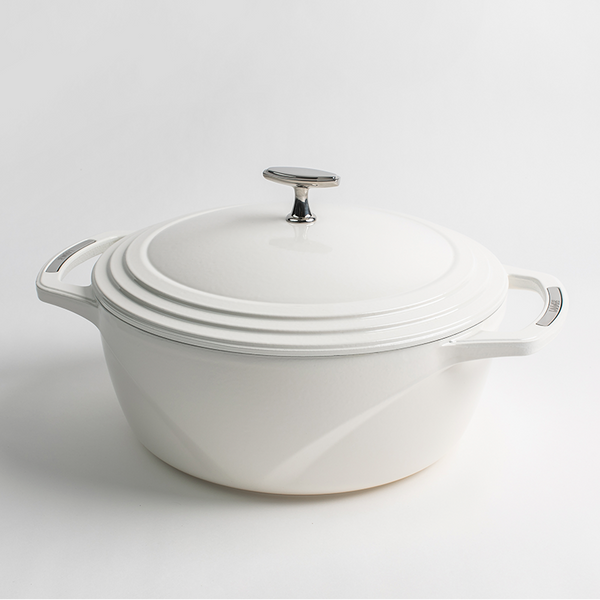 USA Enamel™ 7Lt Enameled Cast Iron Dutch Oven, Cloud Nine