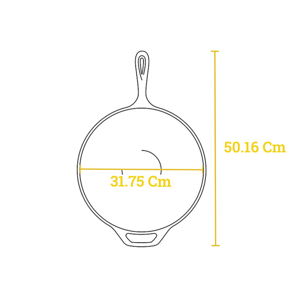 Wok in ghisa Collezione Chef 31,75 cm.