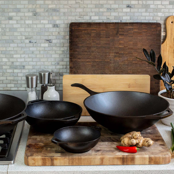 Wok in ghisa Collezione Chef 31,75 cm.