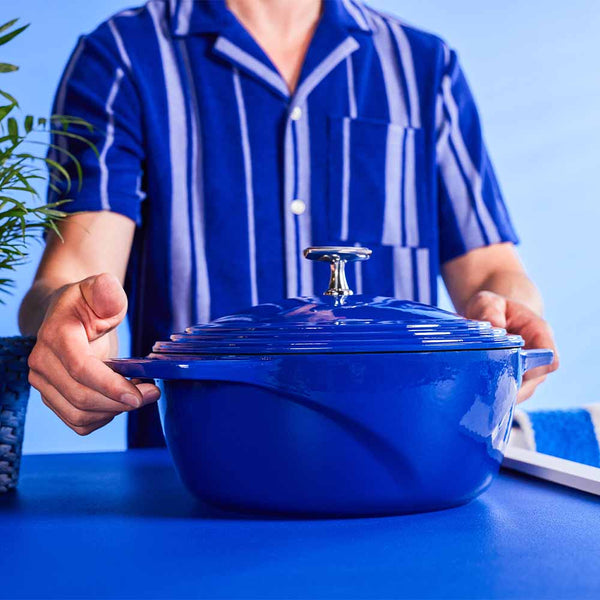 USA Enamel™ 5.6Lt Μαντεμένια Κατσαρόλα-Γάστρα Με Εμαγιέ Πορσελάνινη Επίστρωση, Smooth Sailing