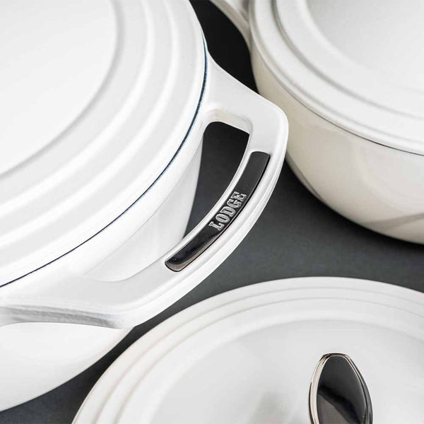 USA Enamel™ 7Lt Enameled Cast Iron Dutch Oven, Cloud Nine
