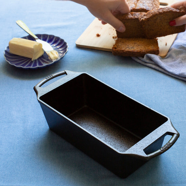 21.5 x 11.4 Cm Seasoned Cast Iron Loaf Pan