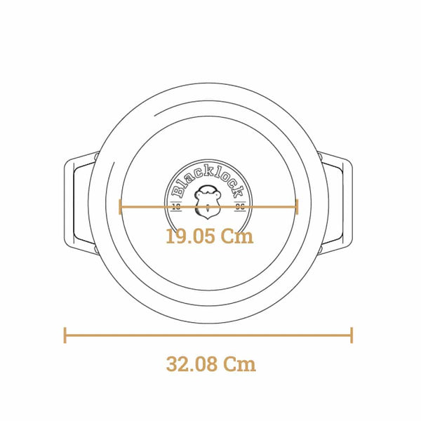 Lonac od lijevanog željeza - Blacklock Lonac 5,2 lt - Lodge BL02DO