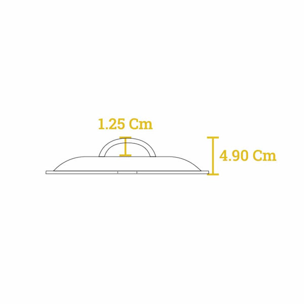 Padella In Ghisa 4,73 Lt Con Coperchio In Ghisa 30,48 Cm - L10CF3