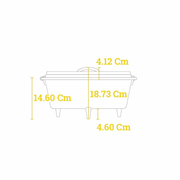 Vaso da campeggio in ghisa 30,48 cm | 5,68 lt