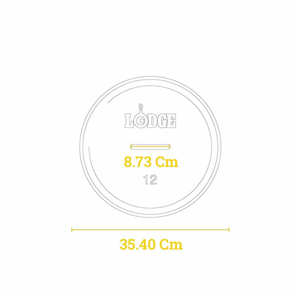 Vaso da campeggio in ghisa 30,48 cm | 5,68 lt