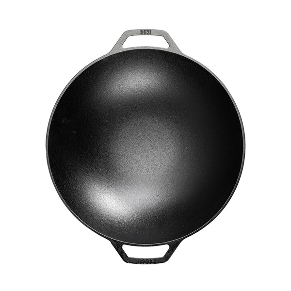 35.5Cm / 6.8Liter Cast Iron Wok