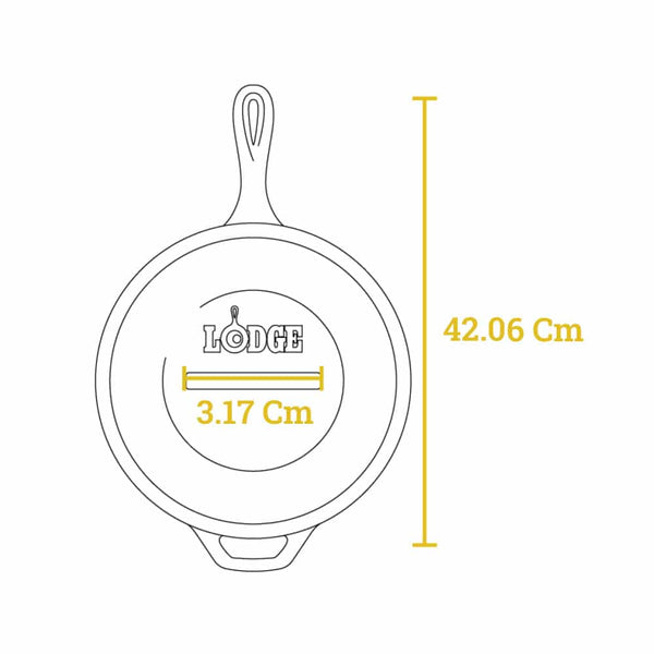 Μαντεμένιο Βαθύ Τηγάνι Με Καπάκι 3 lt | 26εκ.