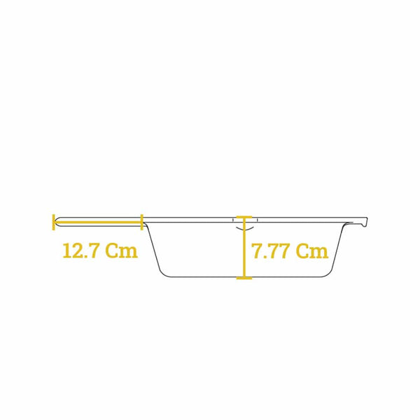 Μαντεμένιο Βαθύ Τηγάνι Με Καπάκι 3 lt | 26εκ.