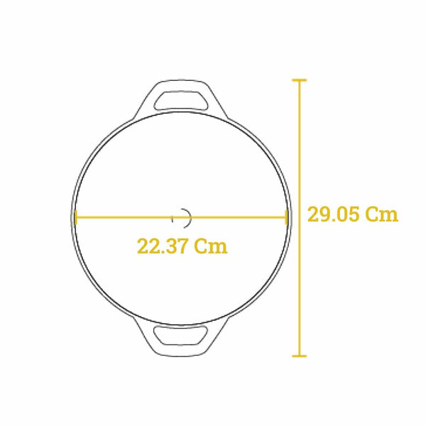 Μαντεμένιο Wok 1.8lt | 23εκ.