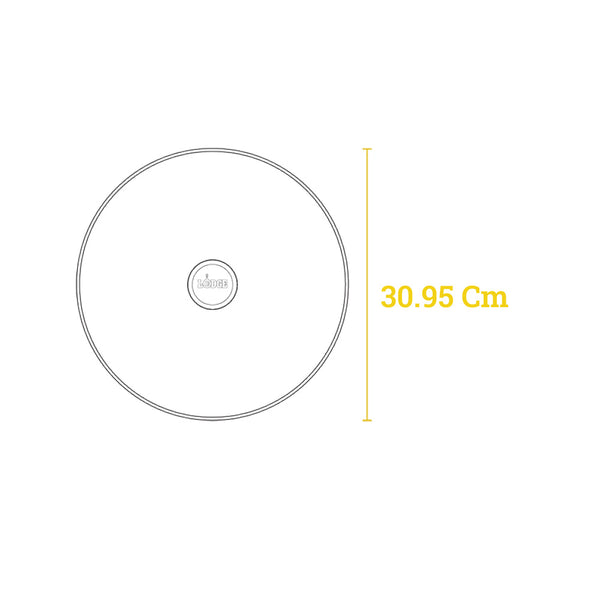 Padella Everyday in ghisa con coperchio Collezione Chef 3lt / 30,5 cm - Lodge LC12EP
