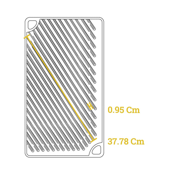 Μαντεμένια Σχάρα / Πλάκα Διπλής Όψης 42.55x24.13εκ.