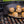 Load image into Gallery viewer, 25.4 Cm Seasoned Carbon Steel Skillet with Orange Silicone Handle Holder