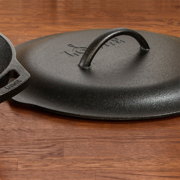 Padella In Ghisa 4,73 Lt Con Coperchio In Ghisa 30,48 Cm - L10CF3