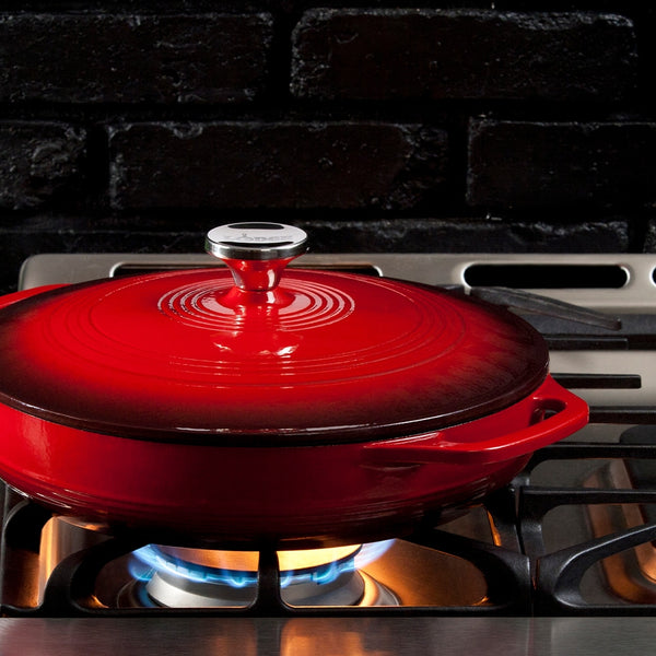 Εμαγιέ Μαντεμένια Κόκκινη Κατσαρόλα 3.4Lt - EC3CC43