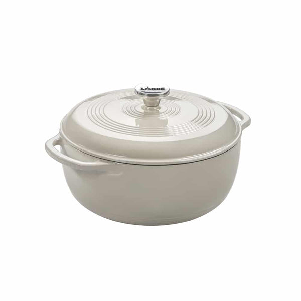 Εμαγιέ Μαντεμένια Λευκή Κατσαρόλα 5.68Lt - EC6D13