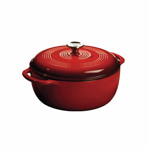 Εμαγιέ Μαντεμένια Κόκκινη Κατσαρόλα 5.68Lt - EC6D43